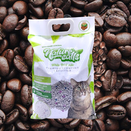 Nature Call Whie Bentonite Cat Litter coffee