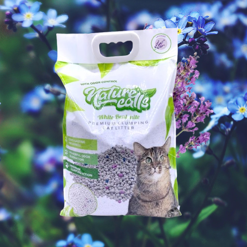 Nature Call White Bentonite Cat Litter lavender